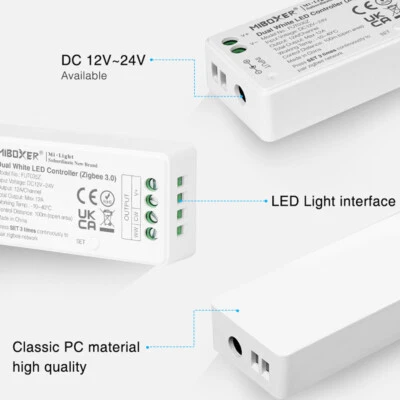 controller wifi multifunzione miboxer ZigBee per striscia LED RGBW RGB RGB+CCT  - Immagine 1 di 4