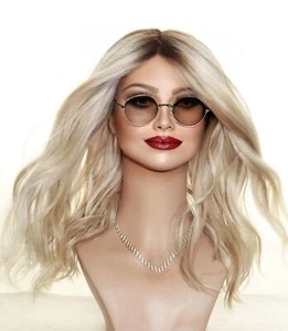 Selfie Mode Lace Front Heat Friendly Monotop Wig Raquel Welch Shaded Biscuit - Picture 1 of 13