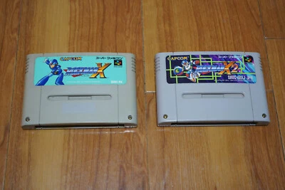 Lot of 2 Super Famicom Rockman X (Mega Man X) Games - Rockman X & Rockman X2 - Image 1 of 4