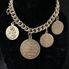 1958 Our Ladys Bracelet 100th Anniversary Apparition Lourdes 4 Medals Italy