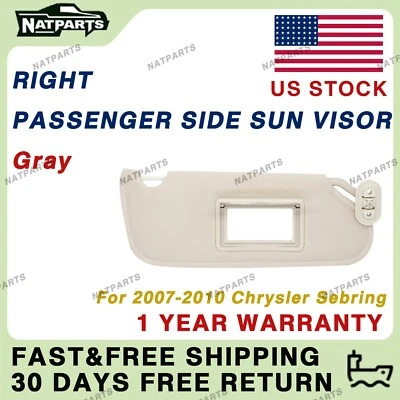 Parasol pasajero derecho para Chrysler Sebring 2007-2010 1HW51DW1AA XR33DW1AA Foto 1 de 4