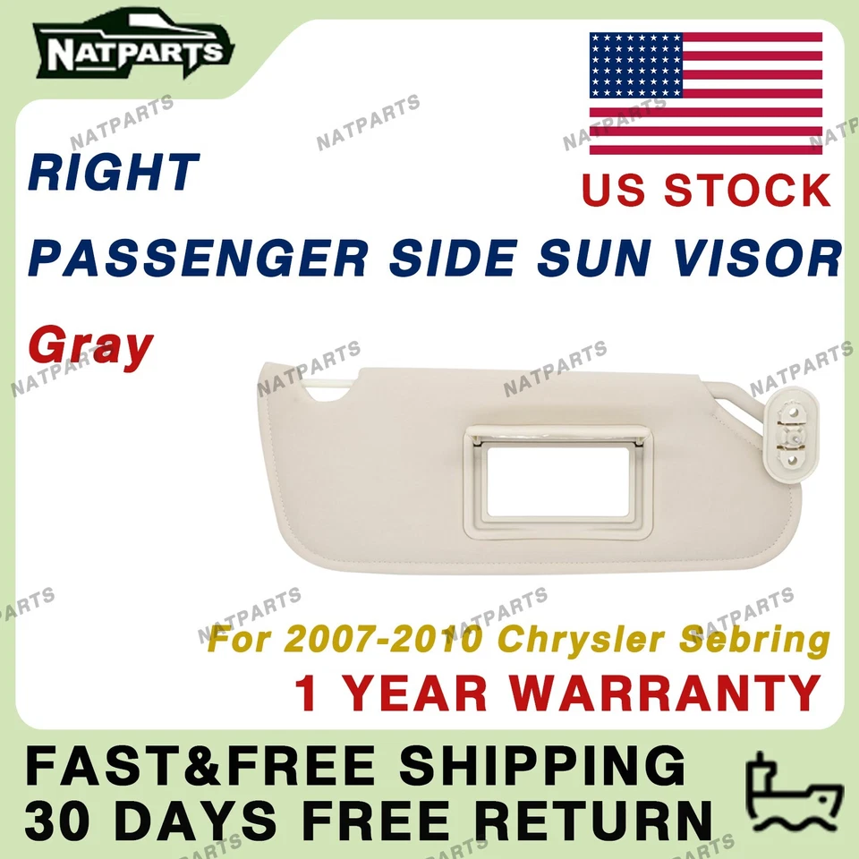 Parasol pasajero derecho para Chrysler Sebring 2007-2010 1HW51DW1AA XR33DW1AA Foto 1 de 4