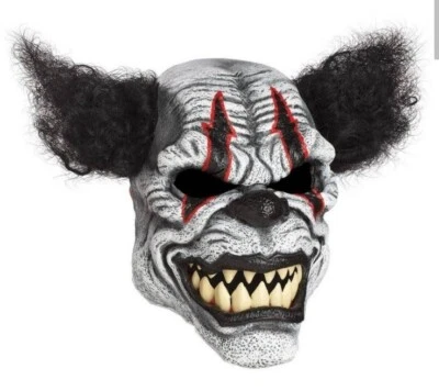 NEW  SCARY CLOWN LAST LAUGH MOTION CLOWN MASK $49 - Image 1 of 4