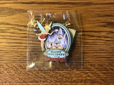 Disney Disneyland Tinkerbell Happy Holidays pin - 2007. NIP LE 500. Minty fresh - Image 1 of 2