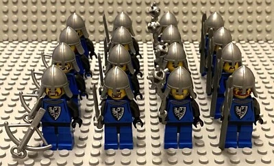 LEGO Black Falcon Knight 16 NEW Minifigures Lot Army Castle Guys Warrior Swords - Image 1 of 4