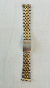 Tudor genuine Bracelet 19 mm Jubilee Steel-Gold Plated good conditions - Imagen 1 de 7