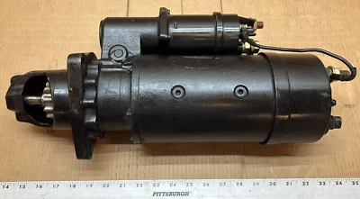 Delco Remy Starter 24V, Model 3938502, Rotation CW - Image 1 of 4