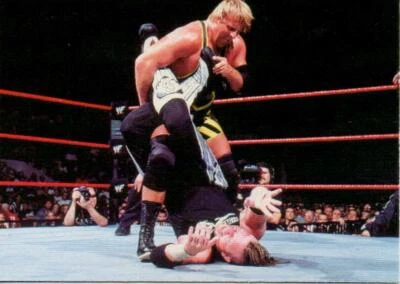 Tarjeta coleccionable Owen Hart WWF imagen de cómic 1999 #18 1998 WWE Wrestling AEW Foto 1 de 3