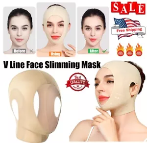 2pcs V Line Face Mask for Slimming Double Chin Reducer Lifting Belt Anti-Wrinkle - Picture 1 of 12