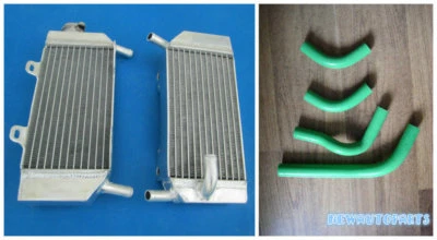 ЗЕЛЕНЫЙ алюминиевый радиатор и шланг для 2004-2013 05 06 07 08 HONDA CRF250X CRF250R - Изображение 1 из 4