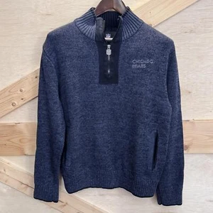 Chicago Bears NFL Pro Line Men's Sweater Long Sleeve Blue Football - Picture 1 of 15