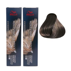 Wella Koleston Perfect ME+Permanent Creme Haircolor 2oz-Light brown 5/0 PN *2SET - Picture 1 of 2