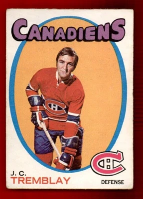 1971-72 O-Pee-Chee #130 J.C. Tremblay DAMAGE - Image 1 of 2