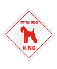Kerry Blue Terrier Crossing Sign