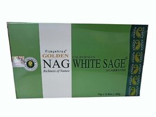 INCIENSO GOLDEN Salvia Blanca 12 CAJAS INCIENSOS DE 15 GRAMOS