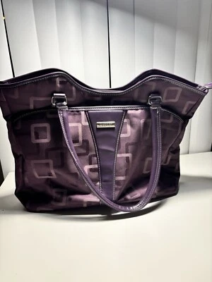 Apt. Bolso de Mano 9 Para Mujer Púrpura Geométrico Cuadrado Foto 1 de 4