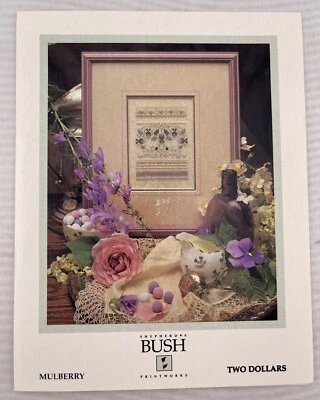 SHEPHERD'S BUSH CROSS STITCH MINI CHART - “Mulberry” - Image 1 of 2