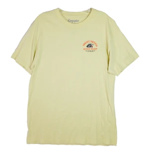 Empyre T Shirt Mens Size L Yellow Short Sleeve Crew Neck Graphic Night Moves - Picture 1 of 11