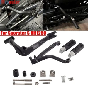 Passenger Foot Pegs W/ Support Mount Kit For Harley Sportster S RH1250S 2021-'24 - Picture 1 of 12
