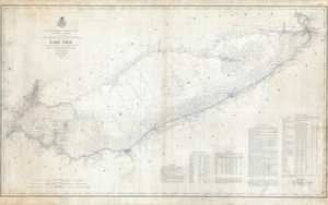 1880 Nautical Map of Lake Erie - Picture 1 of 3