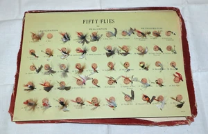 Moscas de pesca | *De colección* Tarjeta de exhibición Mosca Pez Degollador Western Bee Cahill WOW - Imagen 1 de 6