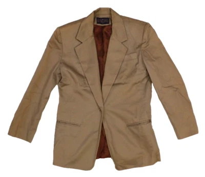 Chaqueta Blazer Vintage Herman Geist Mujer Tostada Solo Botón Solapas Pico 6 Foto 1 de 4