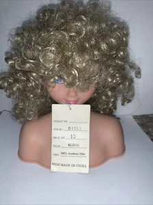 NEW Dollspart Doll Wig Curly Size 13 Blonde Ringlets 01022 Curls Synthetic Fiber - Picture 1 of 4