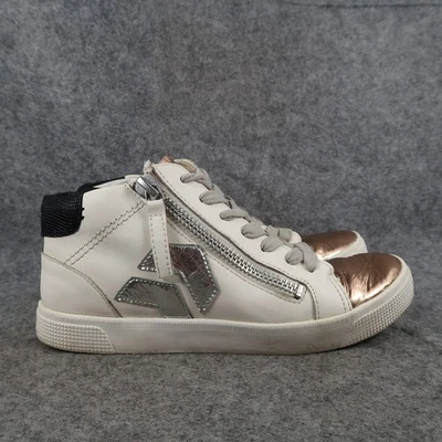 Dolce Vita Zapatos Mujer 7.5 Moda Tenis Cuero Zonya Parte Superior Alta Cremallera Informal Foto 1 de 4