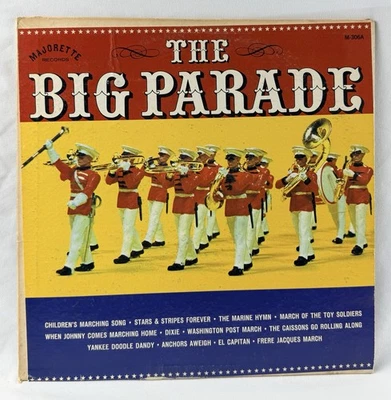 The Big Parade Album LP Majorette Records Marching Band Montgomery Ward M306A — 第 1/4 张图片