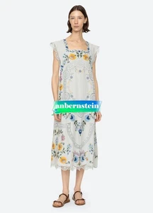 Sea New York 2025 Verano Flor Bordado Encaje Vestido Largo - Imagen 1 de 14