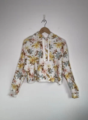 Sudadera con Capucha Recortada Floral Pastel Minnie Mouse Parques Disney M Foto 1 de 4
