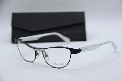 NEW ALAIN MIKLI AL 1220 M0B6 BLACK GUNMETAL AUTHENTIC FRAMES EYEGLASSES 55-17 - Изображение 1 из 4