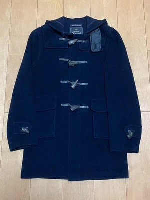 Gloverall Herringbone Wool Duffle Coat Made in England Size 32 Vintage - Image 1 of 4