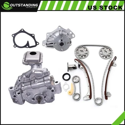 For Toyota SOLARA 2.4L DOHC L4 16V Timing Chain Water Oil Pump Kit 02-08 - Image 1 of 4