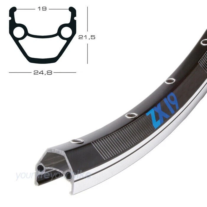 EXAL ZX19 FELGE 26" FELGENBREMSE 32 LOCH SV 25-559 MOUNTAINBIKE TREKKING FAHRRAD - Bild 1 von 1