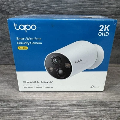 TP-Link Tapo Wire-Free MagCam, Indoor/Outdoor 2K Battery Powered Smart Security - Image 1 of 4