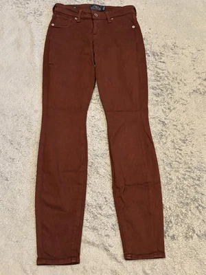 Pantalones de mezclilla Lucky Brand para mujer 00/24 granate brooke legging jean ajustados clásicos Foto 1 de 4