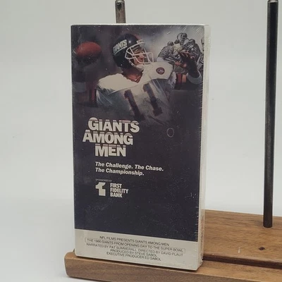 New! Sealed! Giants Among Men NFL Films New York Giants Rare OOP VHS VCR Tape  - Image 1 of 3