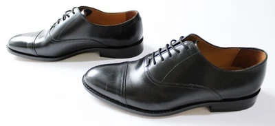 Zapatos de vestir Oxford de cuero de becerro para hombre Charles Tyrwhitt CD4 negros talla US:9 Foto 1 de 4