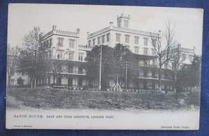 1900s era Baton Rouge Louisiana Deaf Institute School Postcard - Picture 1 of 2