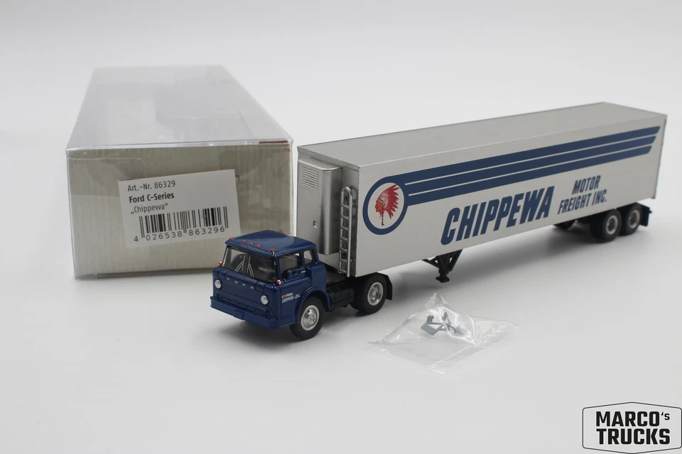 Brekina Ford C-Series box-truck "Chippewa" No. 86329 1:87 /BRN2556 - Image 1 of 1