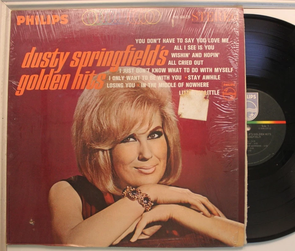 Dusty Springfield Lp Golden Hits On Philips - Vg VG (In Shrink - Image 1 of 1