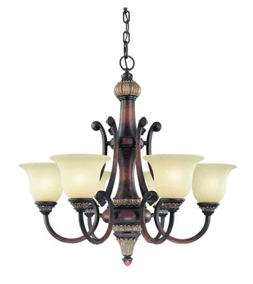 Lámpara de araña Dolan Designs Bonita 6 luces 2640-211 Foto 1 de 3