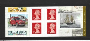 GB 2013 6 x 1st CLASS ROYAL MAIL TRANSPORT STAMP BOOKLET PM40 - Picture 1 of 1