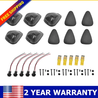 Luces marcadoras ámbar techo ahumado para Ford F250 F350 F450 F550 F650 F750 1999-2016 Foto 1 de 4