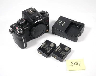 Câmera Digital Panasonic LUMIX DMC-GH2 16.0MP - Preta (Somente o Corpo) e 2 Baterias - Imagem 1 de 4
