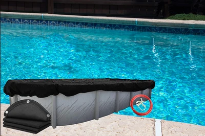 Micro Malla Ovalada Sobre el Suelo Piscina Invierno Cubierta - Elige Talla Foto 1 de 4