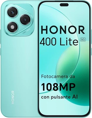 Cellulare Smartphone Honor 400 Lite 5G 8+256GB 6,7" CON SERVIZI GOOGLE green - Immagine 1 di 4