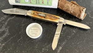 Great Eastern Cutlery Northfield 541308W Whittler Burnt Stag Scales Unused - Picture 1 of 13