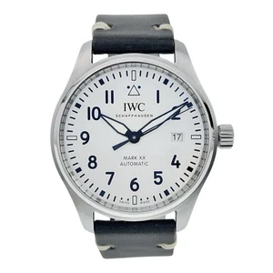 IWC Pilot Mark XX Stainless Steel White Dial 40mm Automatic Mens Watch IW328208 - Picture 1 of 9